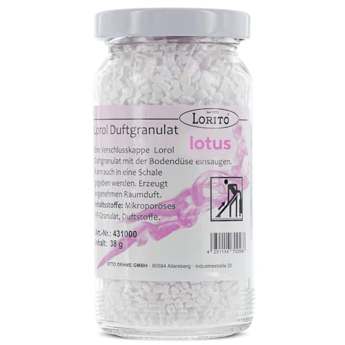 Lorito Lorol Duftgranulat für Staubsauger 38g Lotus