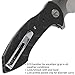 CRKT Terrestrial Folding Pocket Knife: Plain Edge Folder with Liner Lock, Everyday Carry Folded Knife with Flipper Opening, and Satin Blade Finish 5370