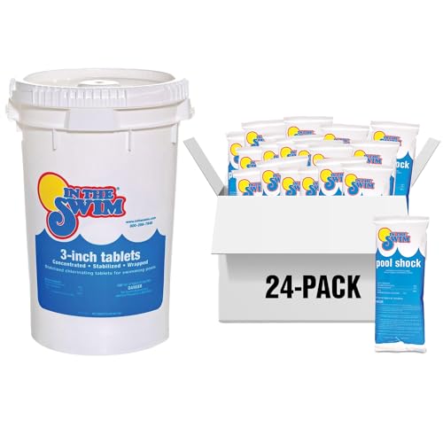 Image of In The Swim Cal-Hypo Pool Shock and Chlorine Tablets Large Bundle