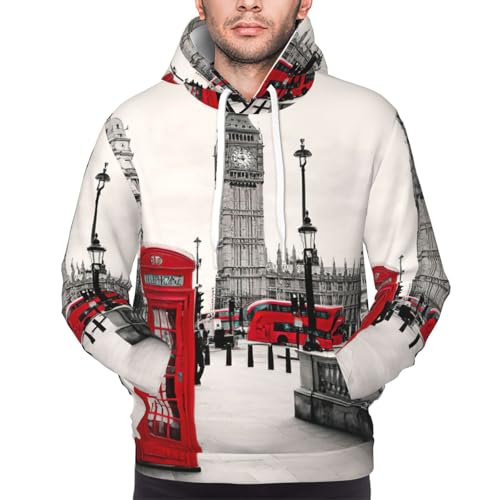 Sweat à capuche homme avec cordon de serrage pour un pull quotidien confortable - 3