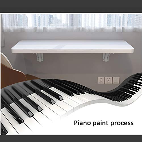 Table de cuisine murale rabattable et bureau informatique flottant 100cm - 7