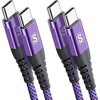 Cavo USB-C PD Lungo 3 Metri Viola &ndash; Ricarica Rapida E Sincronizzazione Per Telefoni E Tablet