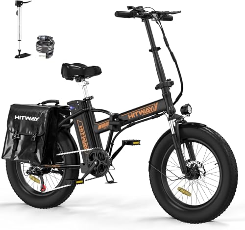 HITWAY BK11M Folding All Terrain Electric Bike for Adults, 20