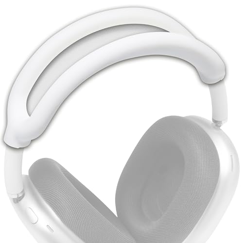 WC BandZ MAX - Funda de Silicona para Diadema para Auriculares Airpods MAX, Fabricada por Wicked Cushions | Comodidad y protección mejoradas | Disponible en diseños malvados | White