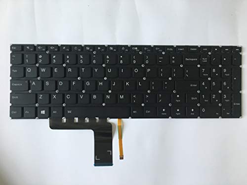 New Laptop Replacement US Black with Backlit Keyboard for Lenovo V310-15ISK V110-15IAP V110-15ISK LCM15J73USJ6862