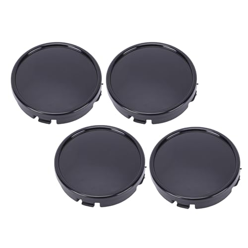Cache-moyeux,Élégants et Anti-Rayures ABS 64mm Lot de 4 Enjoliveurs pour Jantes Automobiles Véhicules SUV Berlines Urbaines et Routières