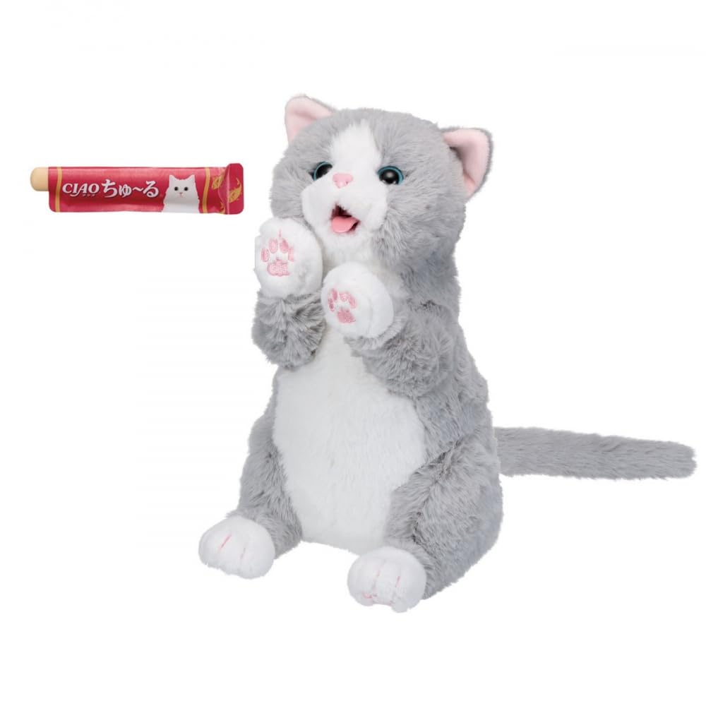 Amazon.co.jp: ちゅーるちょうだい！ぺろりーにゃ 猫のおもちゃ 動く