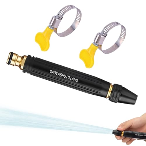 Boquilla De Manguera Alta Presión | Pulverizador para Manguera de Lavado de Coches y Limpieza,Herramienta De Limpieza Manual Giratoria 360 Grados Para Baño De Mascotas Lavado De Casa Coche Patio