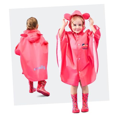 TENDYCOCO Ponchos de chuva para crianças, capa de chuva para uso ao ar livre, capa de chuva para bic