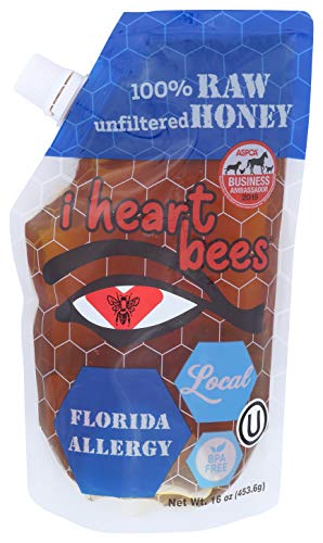 I HEART BEES - Allergy Blend Honey - 16 Ounces