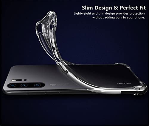 iCoverCase Compatible with Huawei P30 Pro Case Clear, Crystal Clear Soft TPU Shock Absorption Bumper Slim Thin Case -Clear