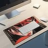 Large Mouse Pad Gaming Mousepad Japanese Female Samurai Anime Girl Cool Desk Mat Big Mousepad Extended Keyboard Computer Pad Office Desk Organizers and Accessories 30x60cm, Style - Image 5