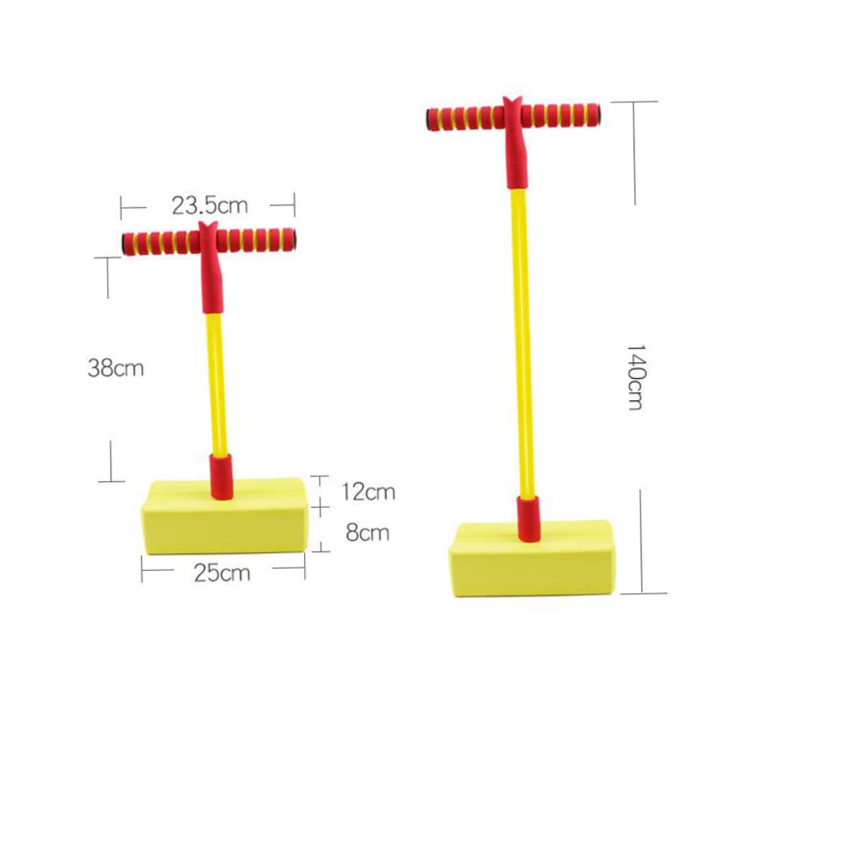 Kisangel Bounce Outdoor Jumping Boy Girl Plaything Jumping Random Color