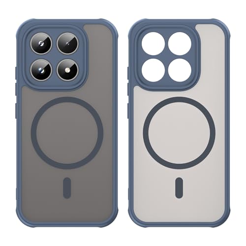 Image of Compatible with Xiaomi 17 Case Cover,Compatible with MagSafe,Anti-Fall,Compatible with Xiaomi 17 5G 25113PN0EC Cell Protective Phone Case Blue