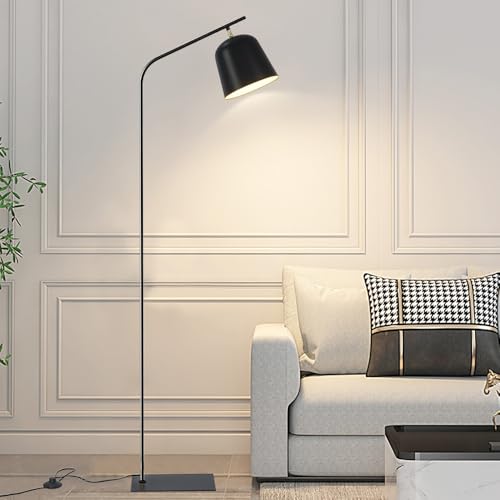 Lampadaire moderne E27 lampe sur pied salon bureau noir