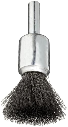 Weiler 10001 1/2" Crimped Wire End Brush, .006" Steel Fill, Made in the USA (Pack of 10)