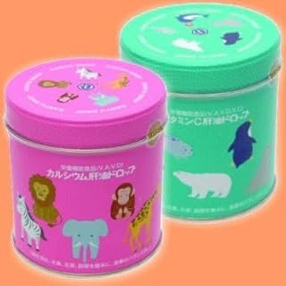 河合 肝油ドロップ ３００粒 ビタミンC+カルシウム ２個セット