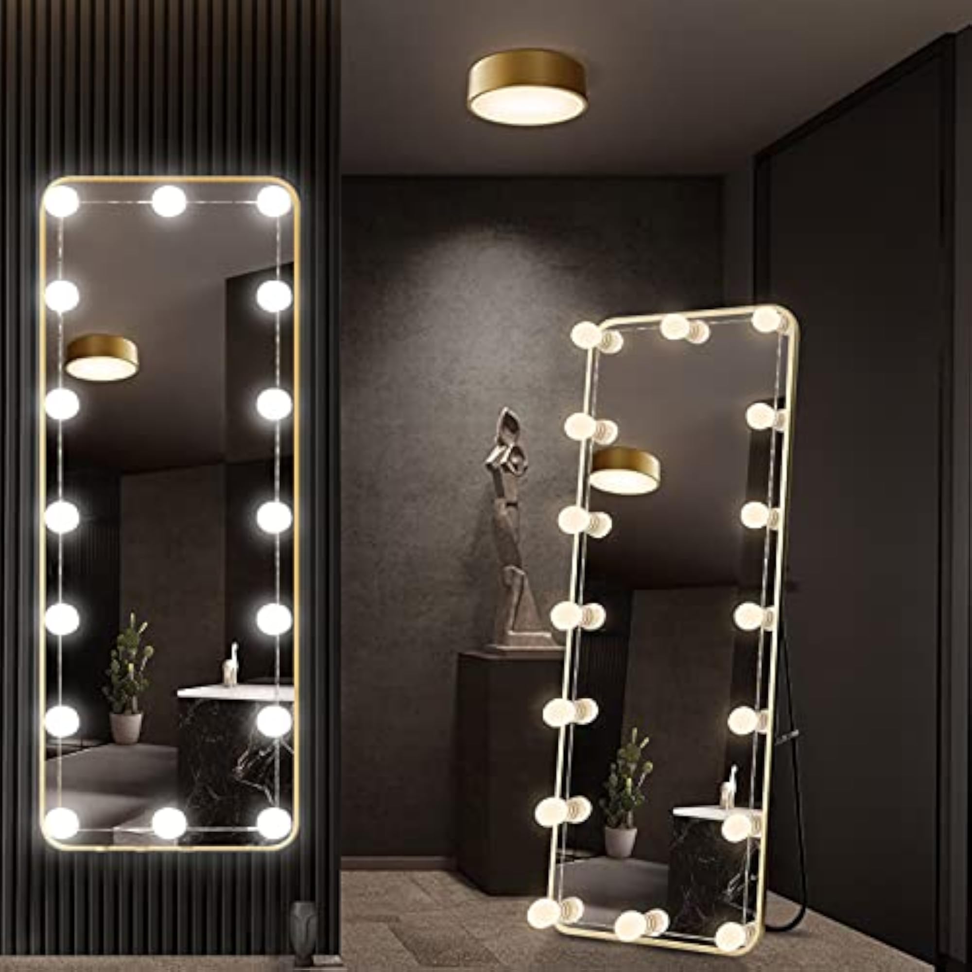 LED Vanity Mirror Lights Plug in Dimmable 3 Color Modes