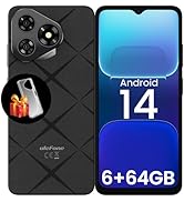 Ulefone Note 19 (6+64GB) Unlocked Smartphone, Android 14 Go, 6.56” Screen 5000mAh Battery, 8+5MP ...