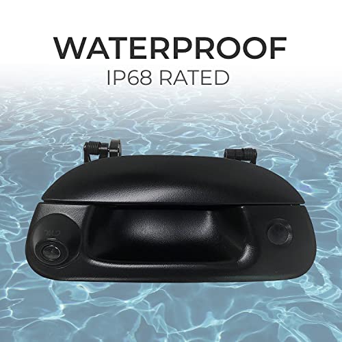 Master Tailgaters Replacement For Ford F150 F250 F350 F450 F550 (1997-2007) Tailgate Handle With Backup Camera (Key Hole Plug) #TOP2