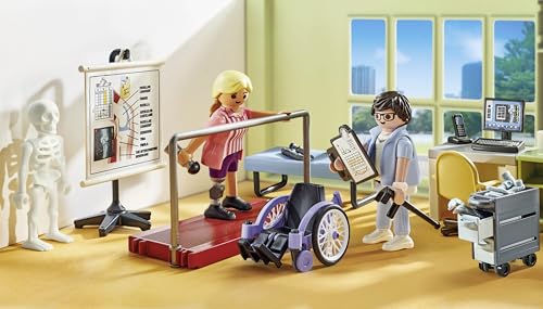 PLAYMOBIL Action Heroes 71617 Orthopädie, liebevolle Behandlung von Patient:innen, zu über 80 % aus recycelten und biobasierten Materialien, detailreiches Spielzeug für Kinder ab 4 Jahren