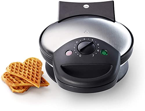 Wilfa BELL Waffeleisen - Waffelteller mit 23 cm Durchmesser, 1400 Watt und Signalleuchte, schwarz – Bild 3