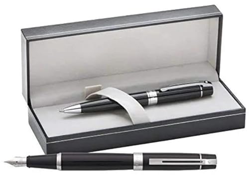 for Series 300 Glossy Black Fountain Pen and Ball Pen Set