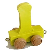 Childrens Personalised Wooden Colourful Alphabet Letter Train A-Z Name Set