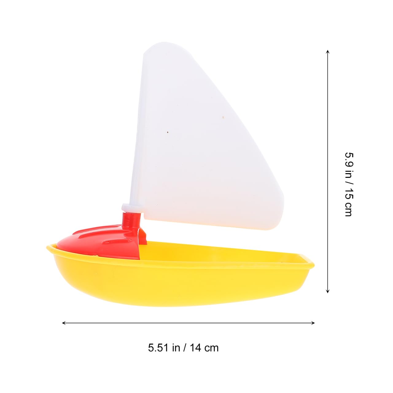 ifundom 3PCS Mini Sailing Boat Toys for Kids Bath Play Set Floating Water Sailboats for Toddlers Educational Plastic Kids Bath Toys for Bathtime Fun - Image 2