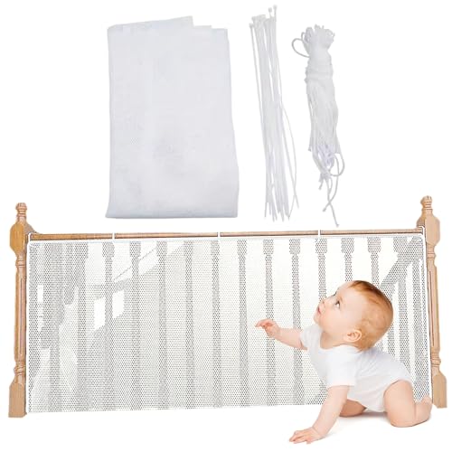 Baby Gate for Stairs, 9.8ft x30.7