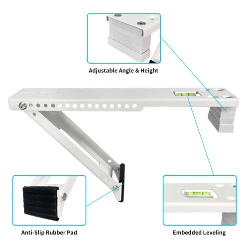 Foozet Window Air Conditioner Support Bracket , Window AC Bracket Light Duty , Window AC Support Up to 85 lbs - Image 3