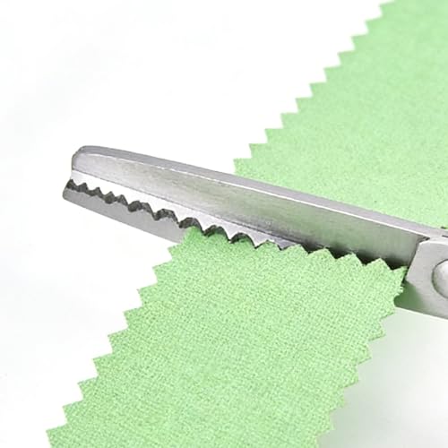 Pcmursal Pinking Shears for Fabric Cutting 9" Zig Zag Scissors for Lace Wig Sewing Scissors for Fabric Cutting Miter Shears by Pcmursal - Image 7
