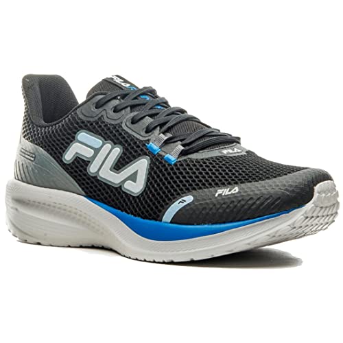 Tenis Fila Athlon Masculino,Preto/Royal/Azul Claro,41