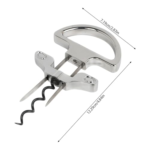 Décapsuleur en métal de qualité pour extraire un bouchon de liège - 4