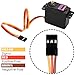 SENHAI MG996R Metal Gear Torque Digital Servo with Arm Horn, 4 Pack 360 Degree Robot Servo for FUTABA Hitec Sanwa GWS JR RC Helicopter Car Boat Robot