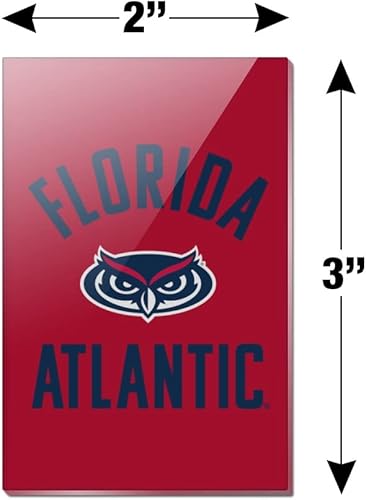 Miniatura 3 de Imán acrílico del refrigerador del refrigerador del refrigerador del rectángulo de los búhos de la universidad