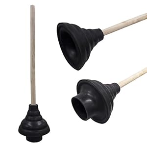 Hautmec PL1009 Rubber Toilet Plunger