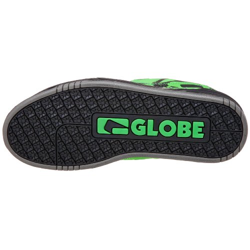 Image of Globe Mens Fusion Skate Shoes, Black /Green, 14 M US