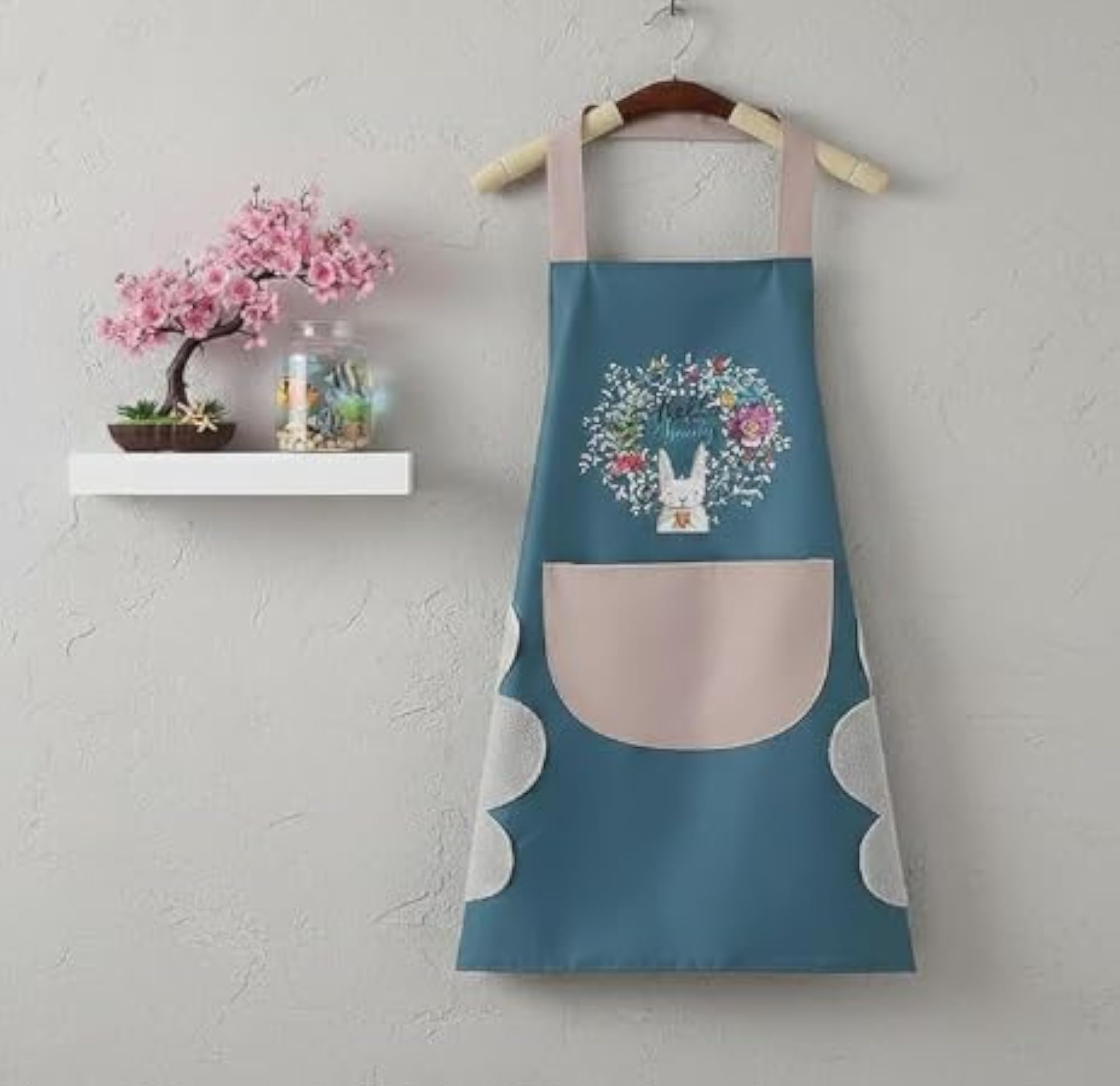Waterproof Kitchen Apron for Women, Adjustable