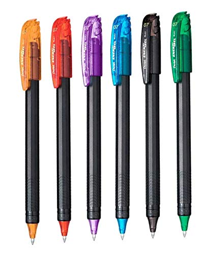 Amazon | Pentel Energel BL-417 アソート12インクカラーローラー