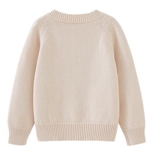 Kids Baby Sweater Cardigan 𝐉acquard Cable-Knit Spring Coat Long Sleeve Cardigan for Baby Girl Button Up Cardigan Top3