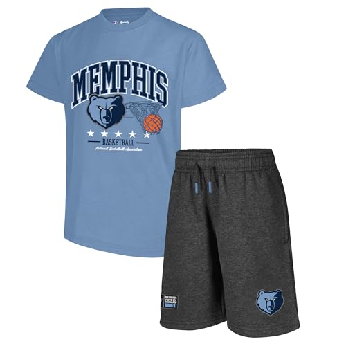 Image of Ultra Game Boys NBA Official Super Soft T-Shirt & Basketball Shorts Set