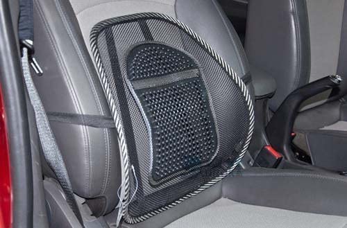 Car Seat Chair Massage Back Lumbar Support Mesh Ventilate Cushion Pad, Multicolour Car Seat Chair Massage Back Lumbar Support Mesh Ventilate Cushion Pad, Multicolour