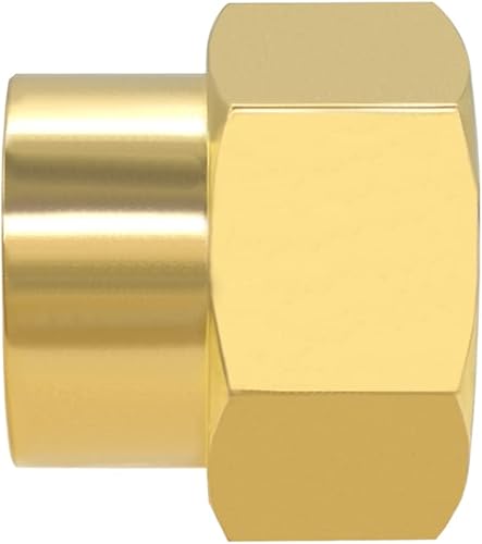 Miniatura 5 de Hooshing Acoplamiento de manguera de aire hexagonal de latón para tubería de latón de 34 "x 12" NPT accesorios de tubería hembra para industria