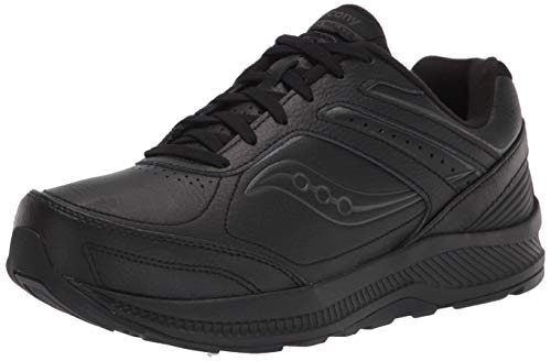 Saucony mens Echelon Walker 3 Walking Shoe, Black, 8.5 US