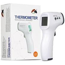 YNR No Touch Forehead Thermometer - Digital Infrared Baby Thermometer for Body Temperature - Instant, Accurate Fever Checker Body Temprature Gun For Adults & Kids