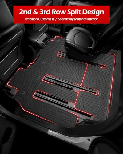 Image of TAPTES Floor Mats & Cargo Mat,Door Sill Guards for Chevy Traverse 2009-2017