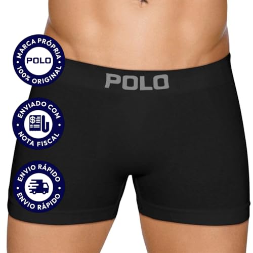 Kit C/5 Cuecas Boxer Algodão Sem Costura Cor:Sortido;Tamanho:G