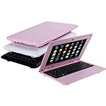 Bigmachine 10.1 Inch Latest Portable Quad Core 8GB Computer Laptop Mini PC Android 6.0 Netbook Lightweight Notebook WiFi Webcam YouTube Player Flash (Pink)