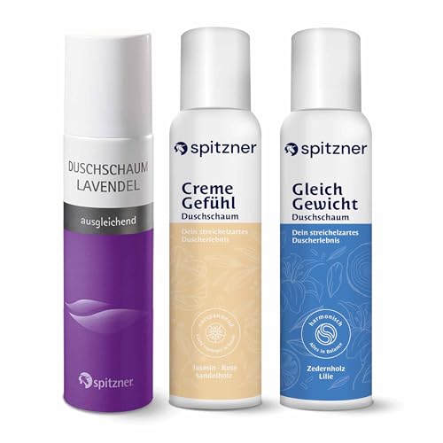 Spitzner Relax Dusche Duschschaum Set  3 x 150ml